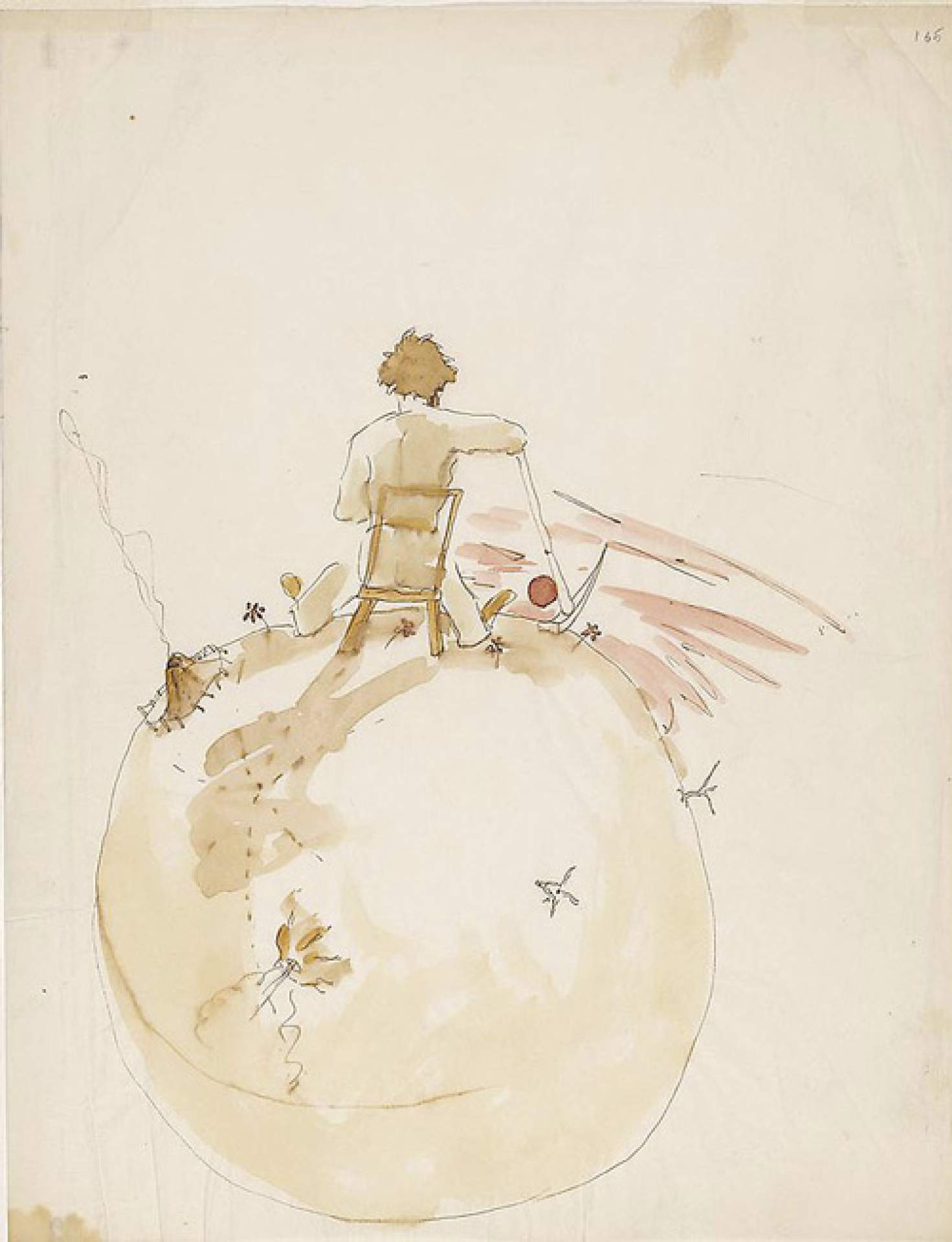 Illustration from the book: Little Prince